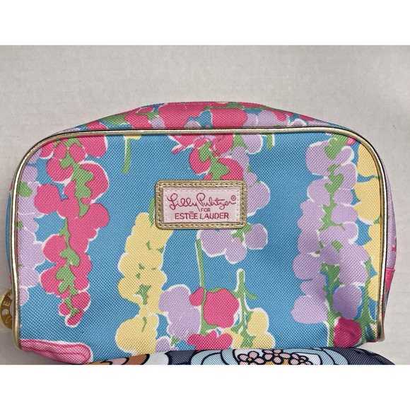 Vera Bradley Lilly Pulitzer Cosmetic Makeup Bag Lot Tropical Evening Floral NWOT - Picture 3 of 16